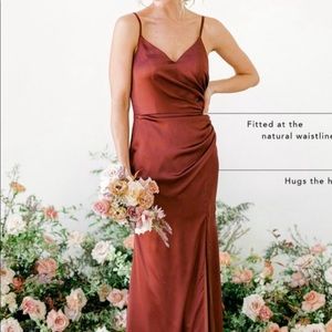 Revelry Rory Bridesmaid Dress - Silver Sage Satin